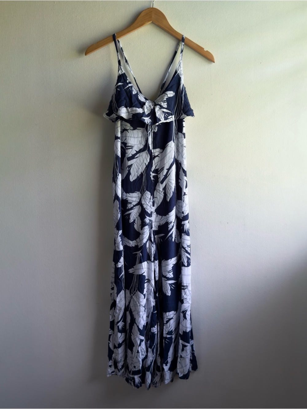 Roxy Leaf Print Jumpsuit